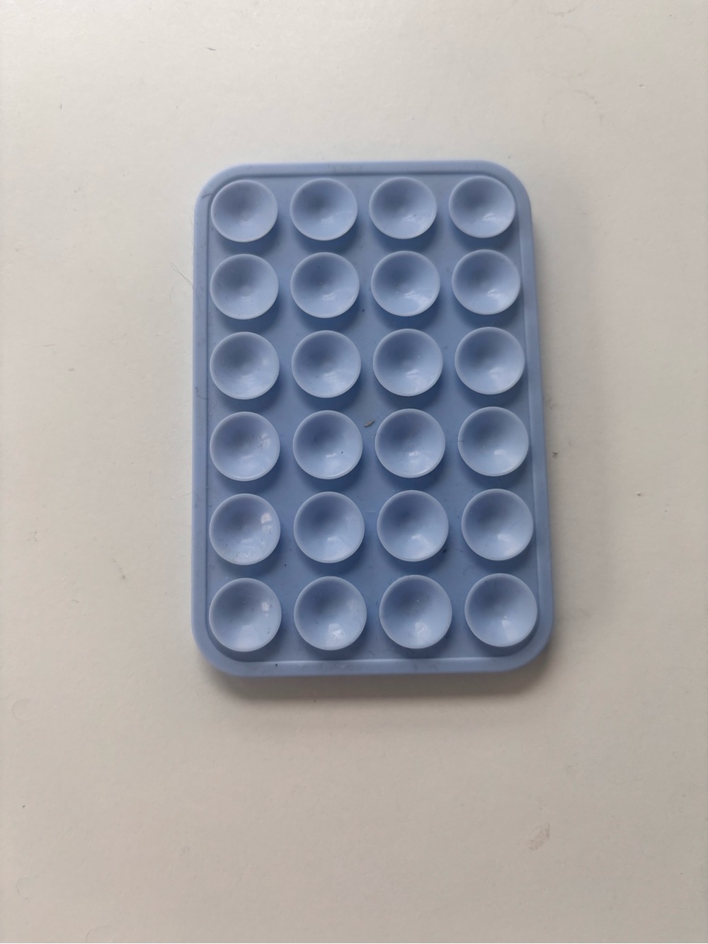 Silicone Bubble Grip Phone Stand - Light Blue